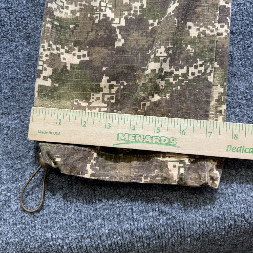 Empire Digital Camo Cargo Pants Mens Large Green Ripstop Tactical Drawstring Y2K - Picture 15 of 16